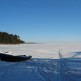 берег Онежского озера зимой